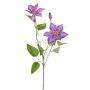 Clematide artificiale DORAN, viola, 75 cm, Ø 11-13 cm