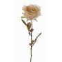 Rosa artificiale NAJMA, effetto secco, crema-rosa, 65cm, Ø10cm