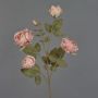 Ramo di rose artificiali SITARA, effetto secco, rosa antico, 75 cm, Ø 5-8 cm
