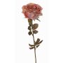 Rosa artificiale NAJMA, effetto secco, rosa antico, 65cm, Ø10cm