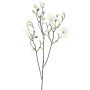 Ramo artificiale di magnolia NELKA, bianco, 125 cm