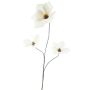 Ramo decorativo di magnolia MAZANA, bianco-rosa, 80 cm