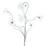 Ramo decorativo di magnolia MAZANA, color crema, 125 cm