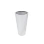 Vaso LEOPOLDO, argento, 69 cm, Ø 39 cm