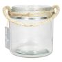 Vaso per candele KIAH con manico, 12cm, Ø11cm
