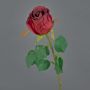 Fiore decorativo rosa KLONI, rosso, 50 cm, Ø 5,5 cm