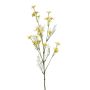 Ramo decorativo di aquilegia PORTICO, giallo, 75cm