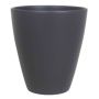 Vaso di ceramica TEHERAN PALAST, grigio antracite-opaco, 17cm, Ø13,5cm