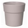 Vaso per orchidee MARIVAN, ceramica, grigio-opaco, 12,5cm, Ø13,5cm