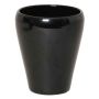 Vaso per orchidee NAZARABAD, ceramica, nero, 17cm, Ø14cm