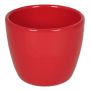 Piccolo vaso da fiori TEHERAN BASAR, ceramica, rosso, 6cm, Ø7,5cm
