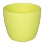 Piccolo vaso da fiori TEHERAN BASAR, ceramica, giallo chiaro, 6cm, Ø7,5cm