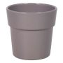 Vaso per orchidee MARIVAN, ceramica, grigio, 12,5cm, Ø13,5cm