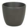 Vaso da piante TEHERAN BASAR, ceramica, grigio antracite-opaco, 13,5cm, Ø15,5cm