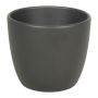 Grande fioriera TEHERAN BASAR, ceramica, grigio antracite-opaco, 27cm, Ø32cm