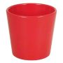 Vaso per orchidee BANEH, ceramica, rosso, 12,5cm, Ø13,5cm