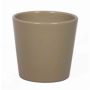 Vaso per orchidee BANEH, ceramica, beige, 12,5cm, Ø13,5cm