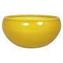 Ciotola per fiori in ceramica URMIA LAKE, giallo ocra, 12cm, Ø26cm