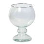 Vaso a calice in vetro JEOMA con piede, trasparente, 19cm, Ø14cm