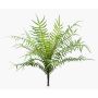 Pianta artificiale di felce a coste CASCOT su stelo, verde, 25 cm