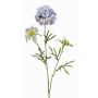 Fiore artificiale Scabiosa MONTIE, viola-blu, 75 cm, Ø 7-10 cm