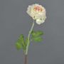 Ranuncolo artificiale ELORIO, rosa crema, 50 cm, Ø 10 cm