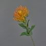 Fiore artificiale a forma di cuscino porta spilli Protea HERVAS, arancione, 70 cm, Ø 12 cm