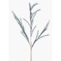 Ramo decorativo di erba piumata a pannocchia YECORA, blu, 130 cm