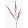 Ramo decorativo di erba piumata a pannocchia YECORA, rosso bordeaux, 130 cm