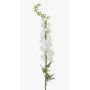 Fiore artificiale grande del delfinio SZILVIA, bianco, 130 cm