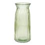 Vaso da tavolo RUBIE in vetro, verde chiaro-trasparente, 20cm, Ø10,8cm