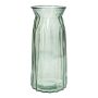 Vaso da tavolo RUBIE in vetro, verde-trasparente, 24 cm, Ø 11 cm