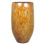 Vaso ELIEL in ceramica, maculato, arancione-giallo, 45cm, Ø20cm