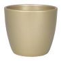 Vaso da piante TEHERAN BASAR, ceramica, oro-opaco, 15cm, Ø17,5cm