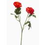Ramo di ranuncoli artificiali FLORANCE, arancione scuro, 45 cm