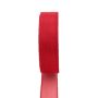Nastro di organza OSNA, rosso, 50m, 10mm