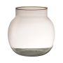 Vaso da fiori GANJA, vetro, riciclato, trasparente, 20cm, Ø19cm