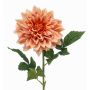 Fiore artificiale dalia ZELRAN, color albicocca, 70cm, Ø15cm
