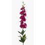 Fiore artificiale del delfinio ROSELINE, rosa shocking, 90 cm, Ø 10 cm