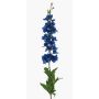 Fiore artificiale del delfinio ROSELINE, blu scuro, 90 cm, Ø 10 cm