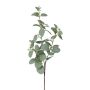 Ramo artificiale di eucalipto PLAVEN con fiori, verde, 70 cm