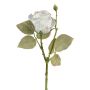 Fiore decorativo rosa ZORKLIN, bianco, 45 cm, Ø 6,5 cm