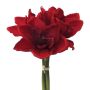 Mazzo di fiori sintetici Amaryllis LOMIRE, rosso, 30cm