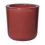 Vaso per candele NICK in vetro, corallo, 7,5cm, Ø7,5cm