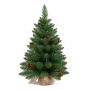Albero di Natale artificiale HEINOLA con pigne, sacco di iuta, 60 cm, Ø 40 cm