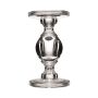 Candelabro KONSTANDIN in vetro, trasparente, 20 cm, Ø 11,3 cm