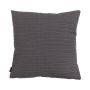 Cuscino decorativo SILENA, grigio scuro, cuciture irregolari, 45 x 45 cm