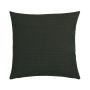 Cuscino decorativo SILENA, verde cachi, cuciture decorative, 45x45cm