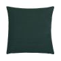 Cuscino decorativo SILENA, verde bosco, cuciture decorative, 45x45cm