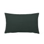 Cuscino decorativo SILENA, verde bosco, cuciture decorative, 50x30cm